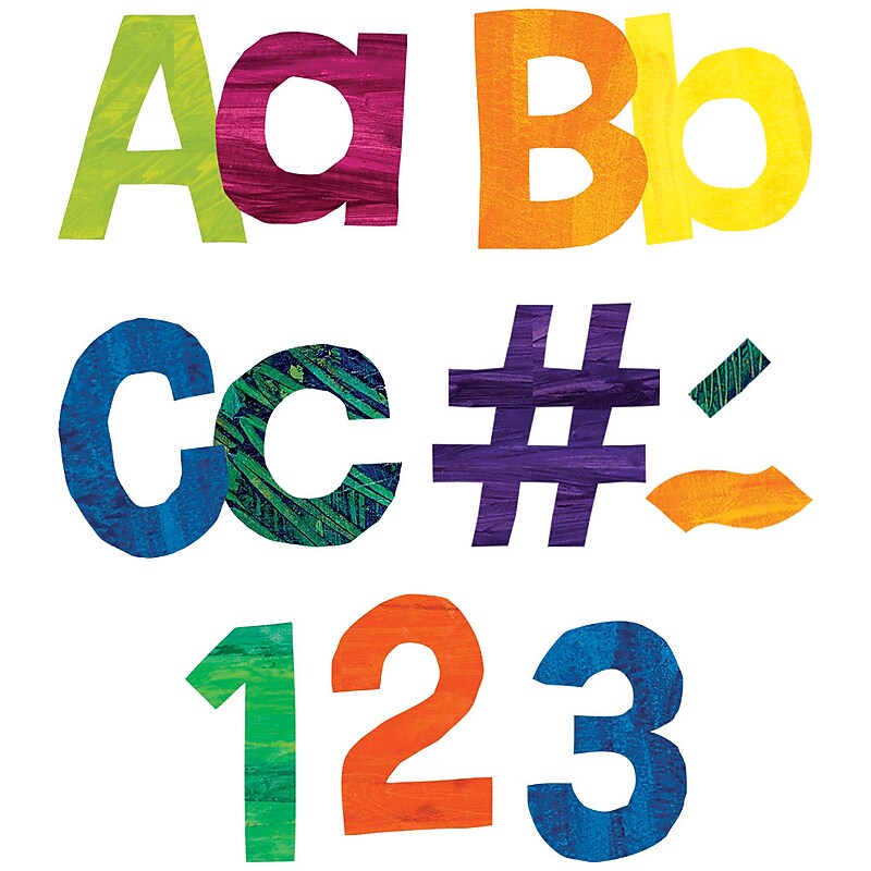 Carson Dellosa Eric Carle Education EZ Letters (130090) image 1