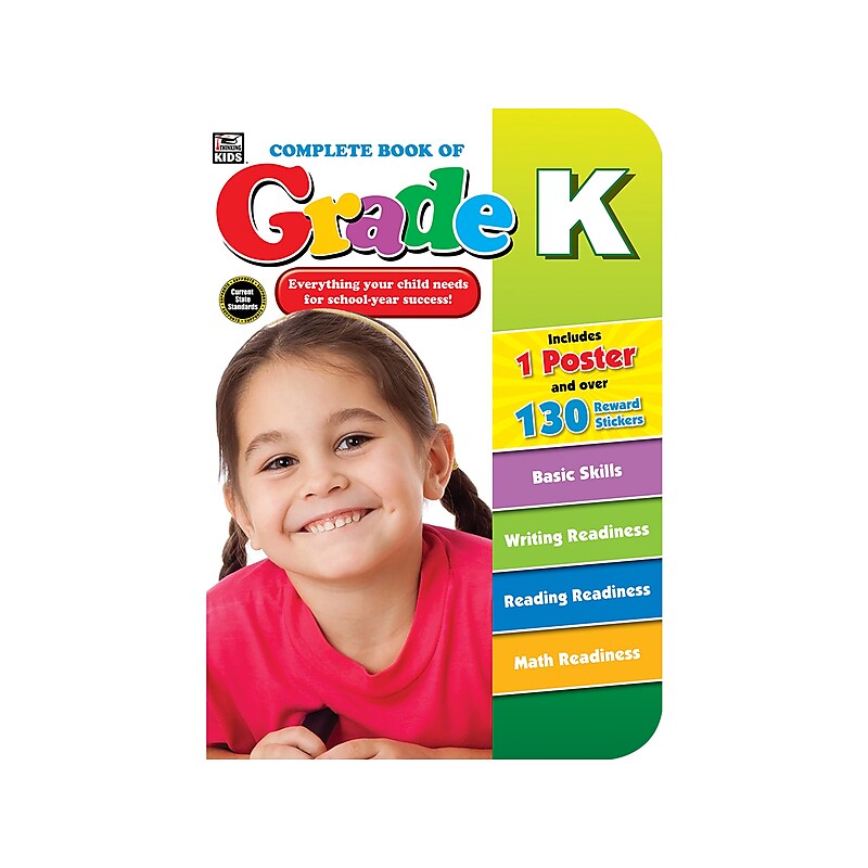 Complete Book of Grade K Workbook, Paperback (9781483813059) image 1