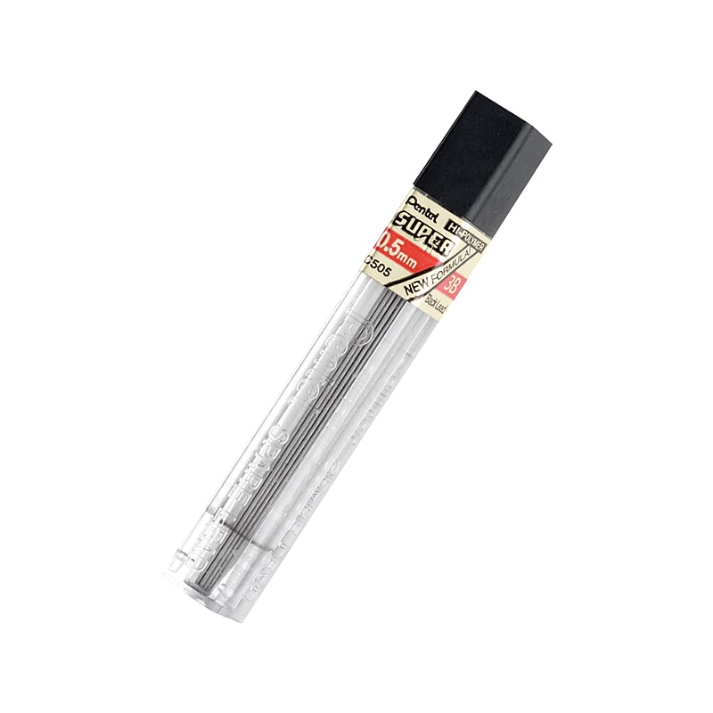 Pentel Super Hi-Polymer 0.5mm Pencil Leads, 36/Pack (C505BP32B-K6) image 1