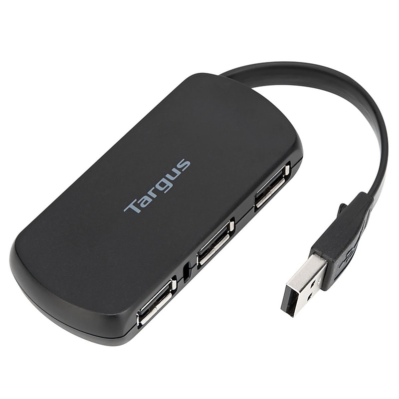 Targus 4-Port USB 2.0 Hub, Black (ACH114US) image 1