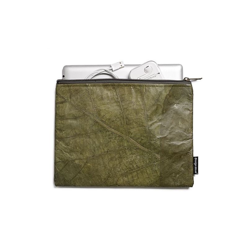 Design Ideas Folio Zipper Pencil Case, Green (6602218) image 1
