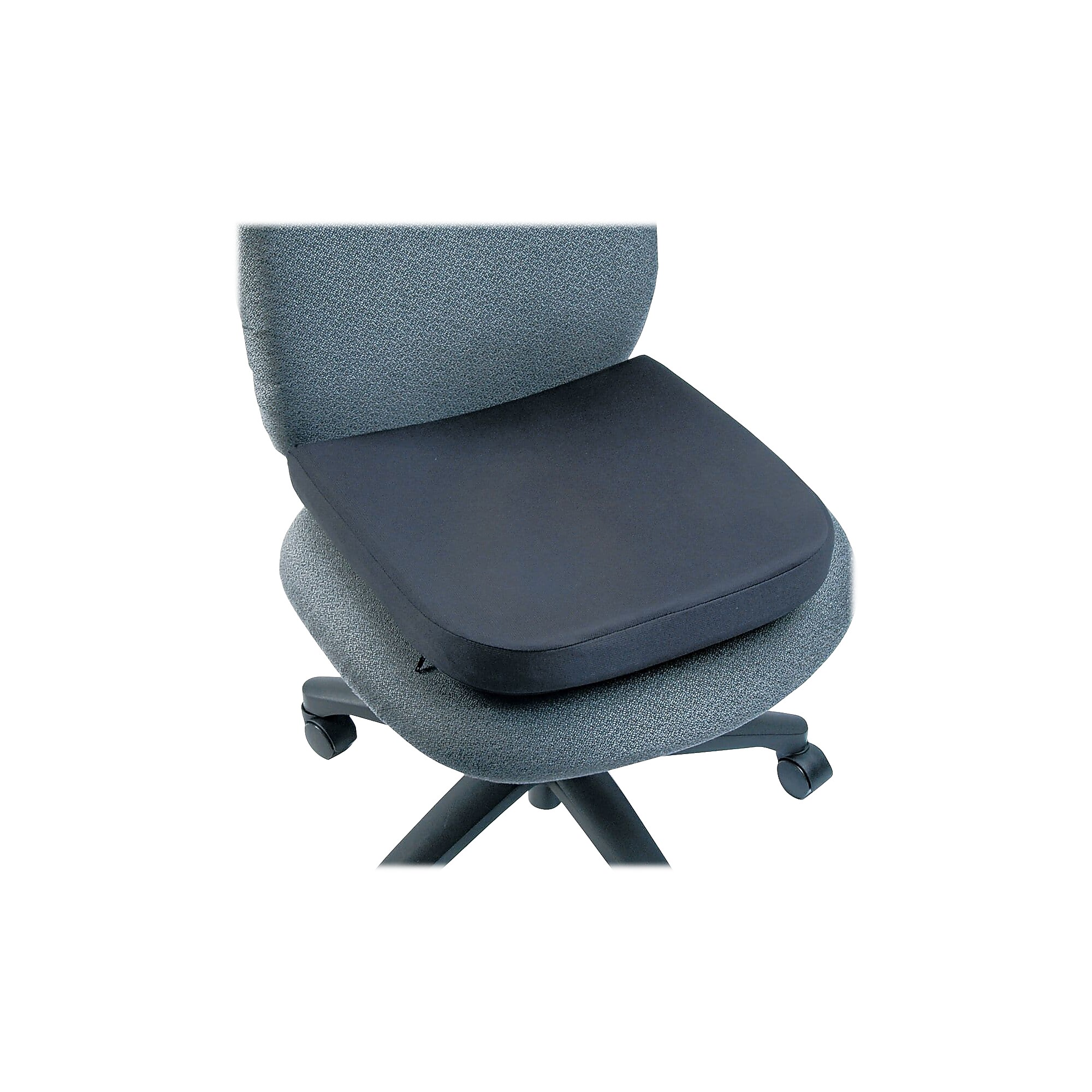 ComfortMakers Deluxe Memory Foam Chair Cushion, Black (91061) Sansujyuku sansujyuku.com