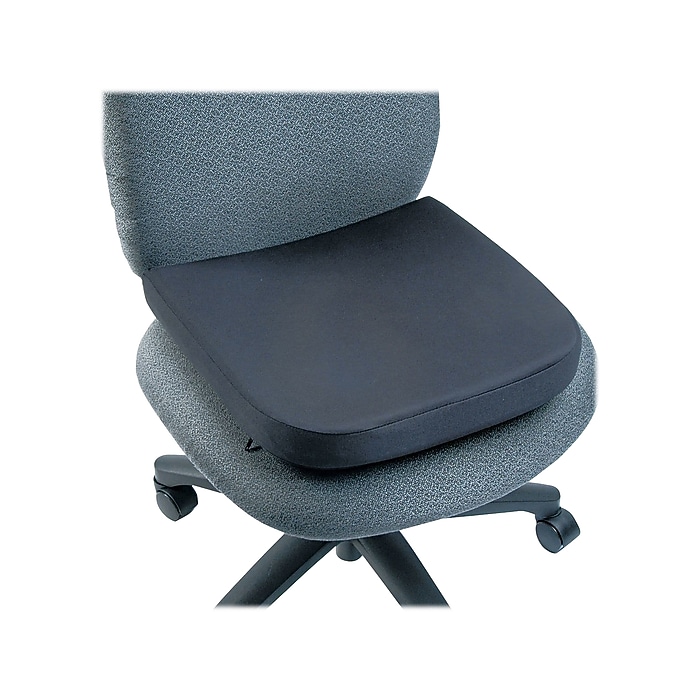 ComfortMakers Deluxe Memory Foam Chair Cushion, Black (91061