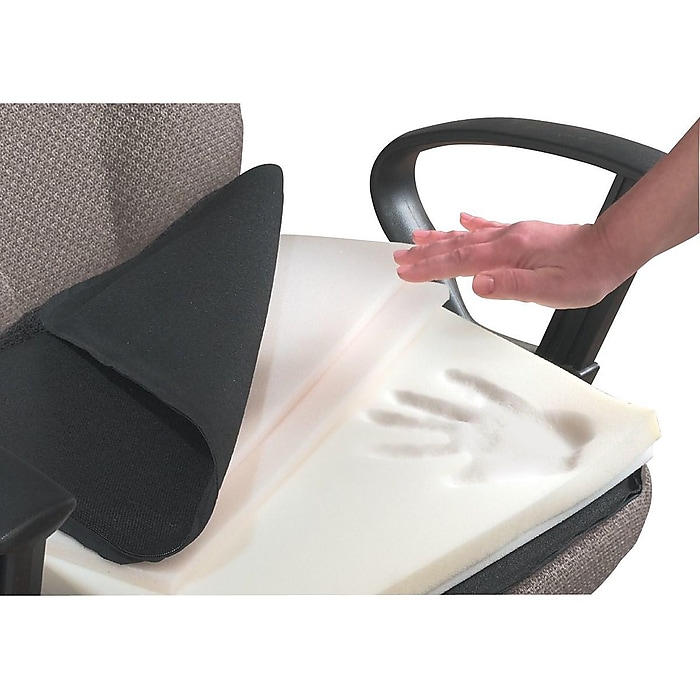 FABRICK × have a good time CUSHION ComfortMakers Deluxe Memory Foam Chair Cushion, Black (91061