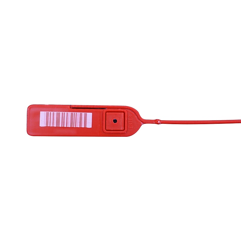 CONTROLTEK J-Lok Seals, Red, 250/Pack (590042) image 1