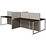 Bush Business Furniture Easy Office 60W 4 Person Straight Desk Open Office, Mocha Cherry (EOD660MR-03K)~#|#~sp54555953_sc7