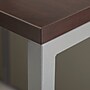 Bush Business Furniture Easy Office 45"H x 119"W 4 Person Back to Back Cubicle Workstation, Dark Wood (EOD660SMR-03K)~#|#~sp54555992_sc7