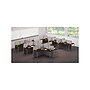 Bush Business Furniture Easy Office 60"W 2 Person T-Shaped Cubicle Workstation, Mocha Cherry (EOD560MR-03K)~#|#~sp54556691_sc7