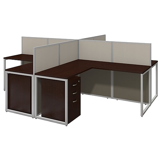 Shop Staples For Bush Business Furniture Easy Office 60w 4 Person