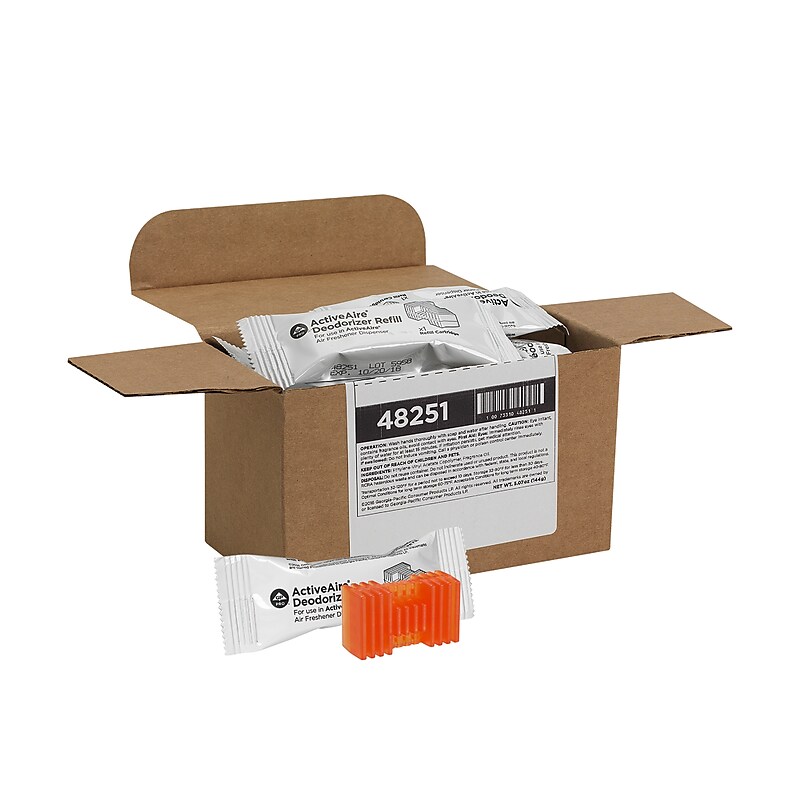 ActiveAire® Automated Freshener Dispenser Refill by GP PRO, Sunscape Mango, 12/Carton (48251) image 1