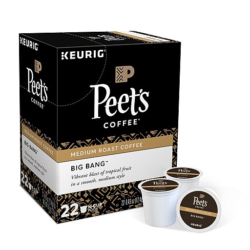 Keurig Peet's Coffee Big Bang 22 Count KCup® Pods (5000195765) at Staples