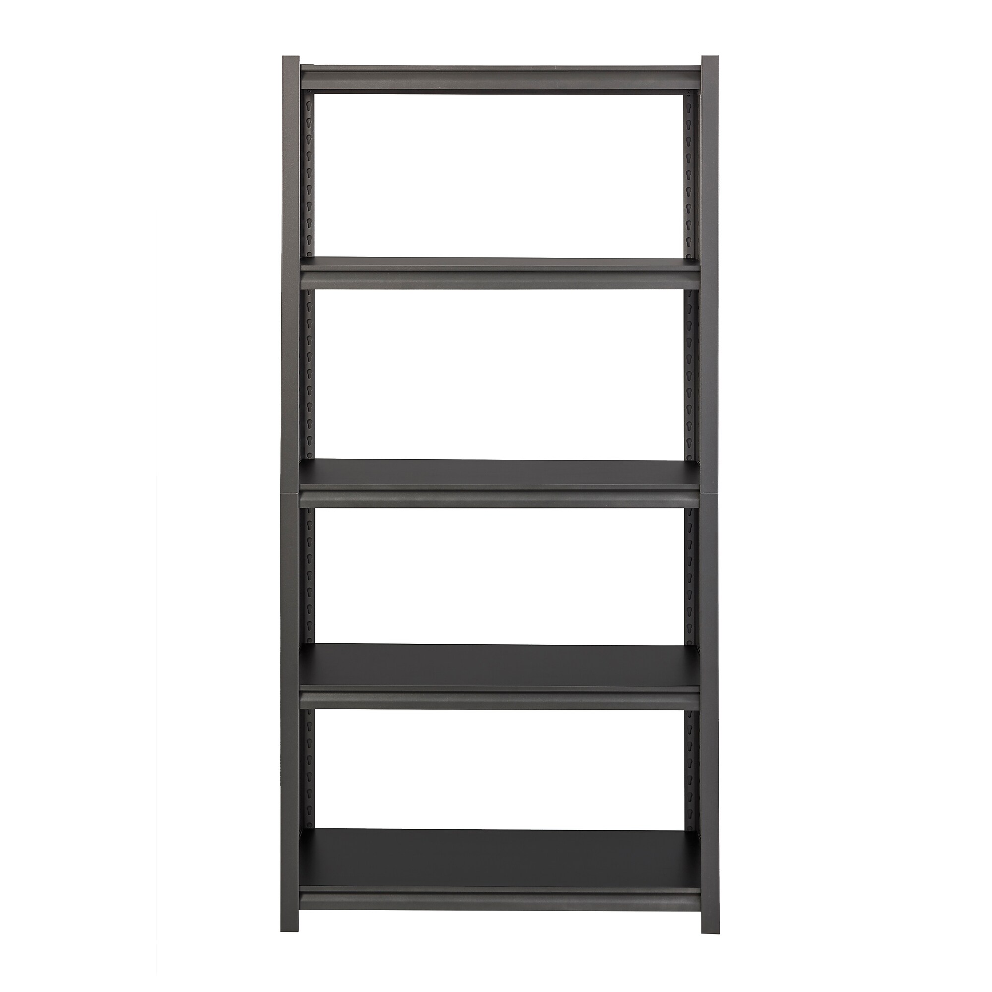 Iron Horse 3200 Concealed Rivet 5-Shelf Metal Stand Alone Shelving Unit, 36″ W, Gray (20996) Sansujyuku sansujyuku.com