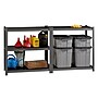 Iron Horse 3200 Concealed Rivet 5-Shelf Metal Stand Alone Shelving Unit, 36" W, Gray (20996)~#|#~sp54766913_sc7