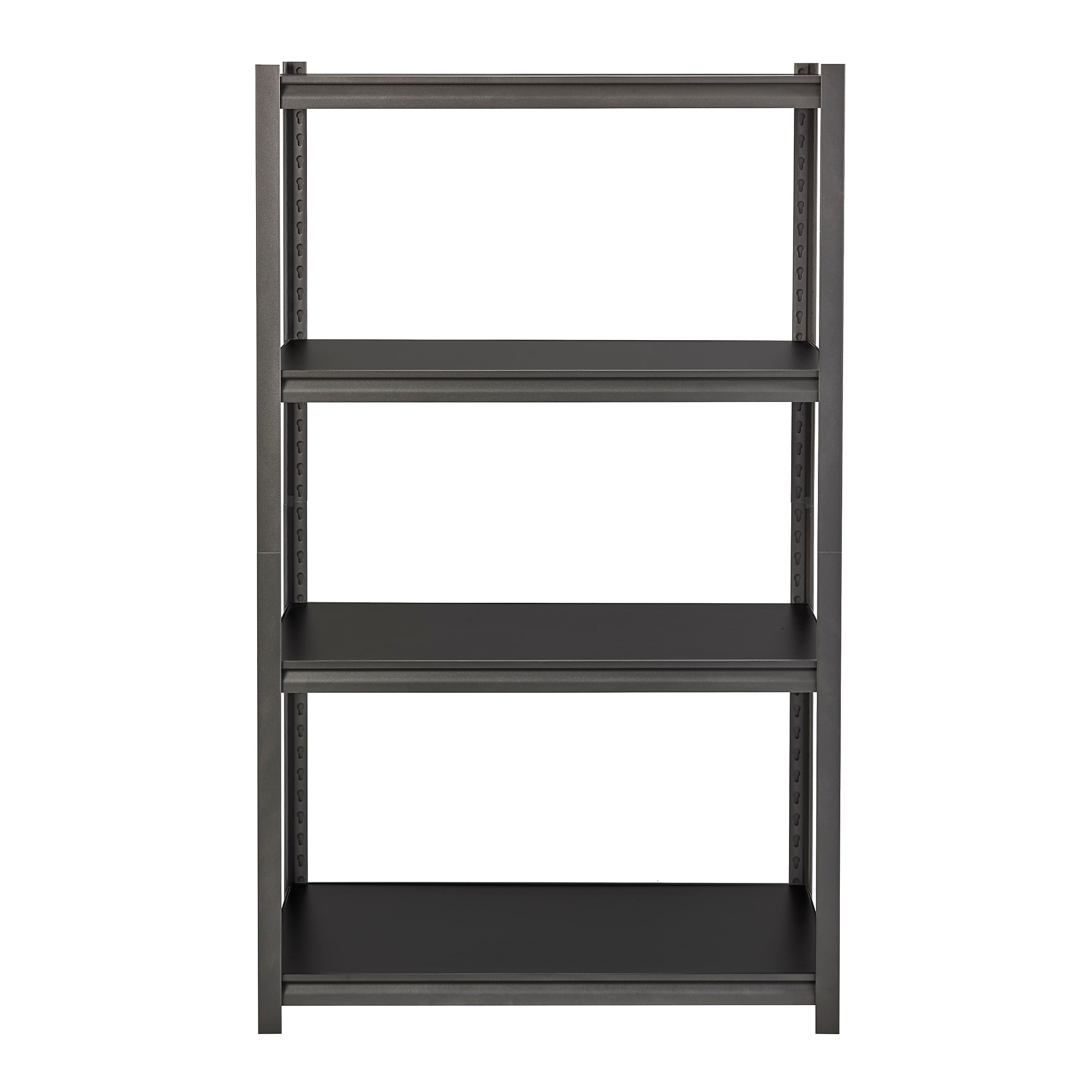 Iron Horse 3200 Concealed Rivet 4-Shelf Metal Stand Alone Shelving Unit, 36″ W, Gray (20995) Sansujyuku sansujyuku.com