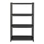Iron Horse 3200 Concealed Rivet 4-Shelf Metal Stand Alone Shelving Unit, 36" W, Gray (20995)~#|#~sp54766929_sc7