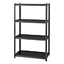 Iron Horse 3200 Concealed Rivet 4-Shelf Metal Stand Alone Shelving Unit, 36" W, Gray (20995)~#|#~sp54766932_sc7