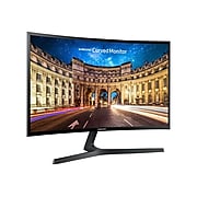 Samsung CF396 Series 24" Curved LED Monitor, High Glossy Black (LC24F396FHNXZA)