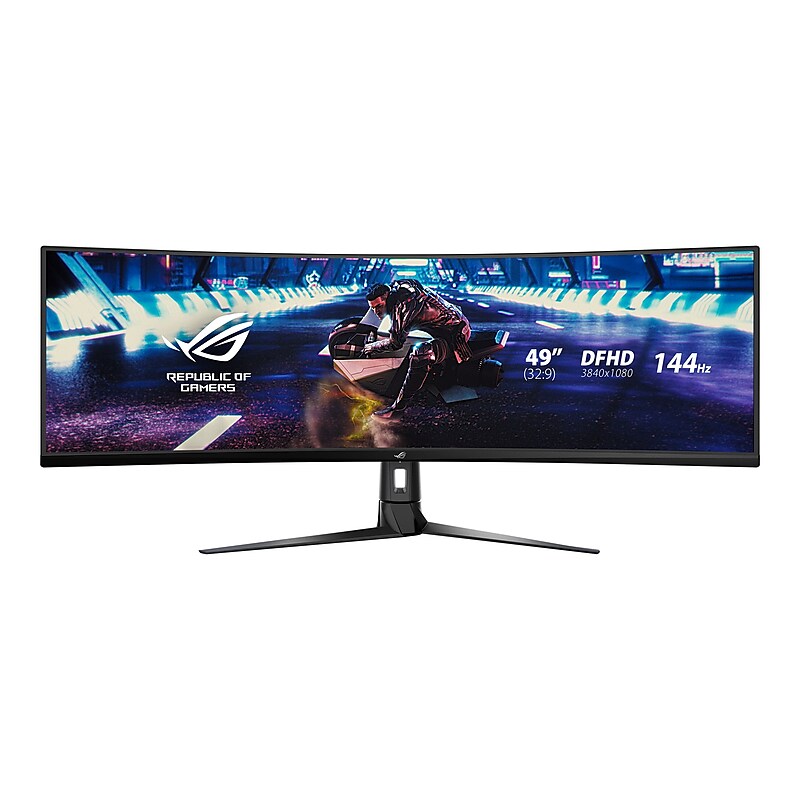 Asus ROG Strix 49" Curved LED Monitor, Black (XG49VQ) image 1
