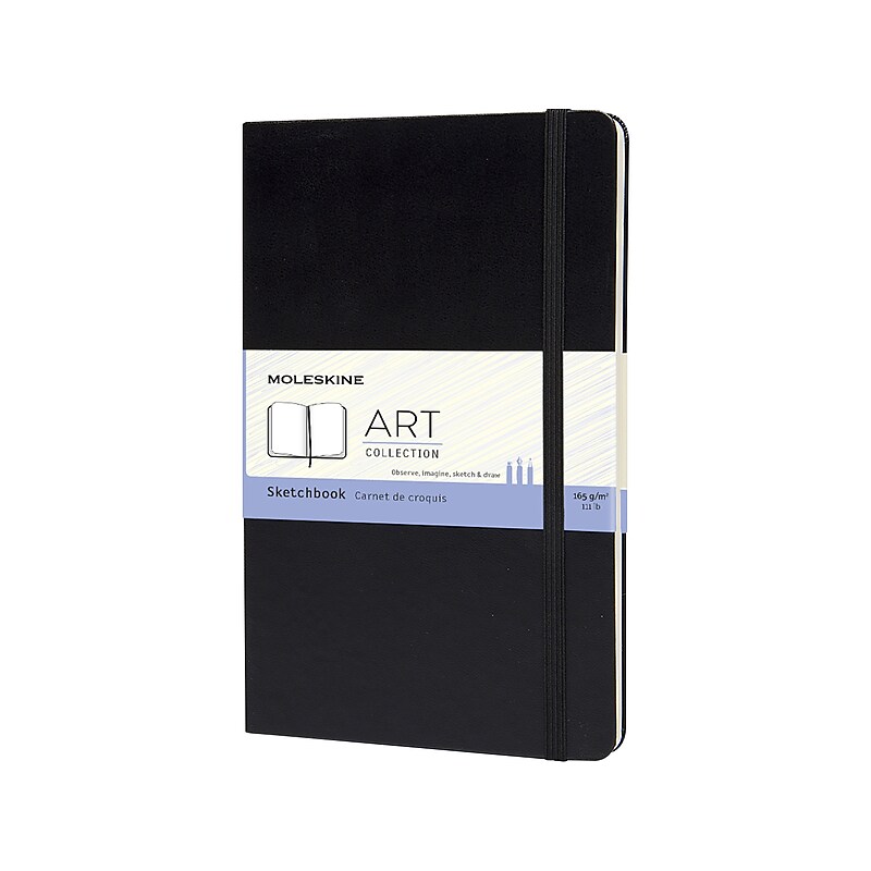 Moleskine Art Collection 5" x 8.25" Sketch Book, 52 Sheets/Book (701153) image 1