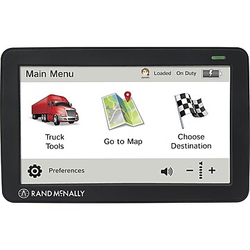 Rand McNally 528011715 IntelliRoute TND 730 LM 7" Portable Truck GPS, Black
