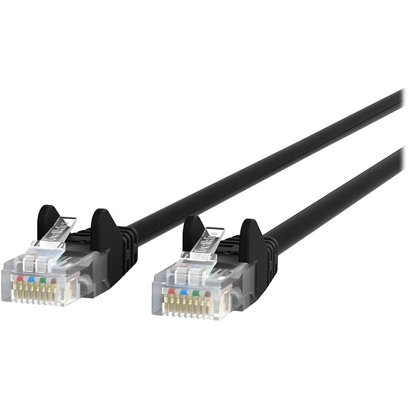 Belkin A3L980BT10MBLKS 32.81' CAT6 Cable, Black image 1