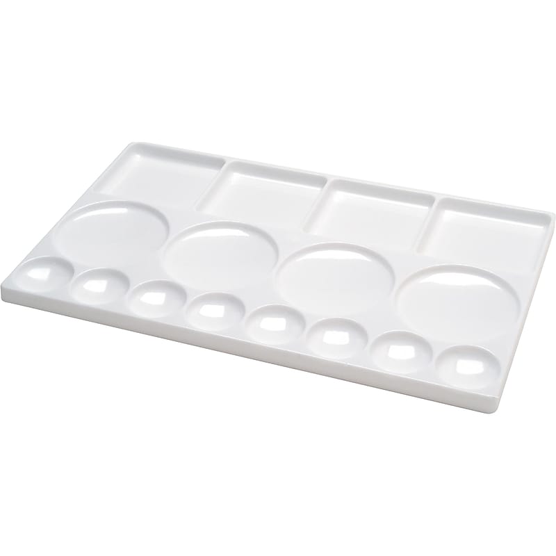 Darice Washable Palette, White (97788) image 1