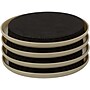 Duck Carpet Sliders, Beige/Black, 4/Pack (284857)~#|#~sp54962887_sc7