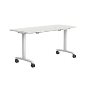Union & Scale™ Workplace2.0™ Nesting Training Table, 24'' X 60'', Silver Mesh (UN56115)
