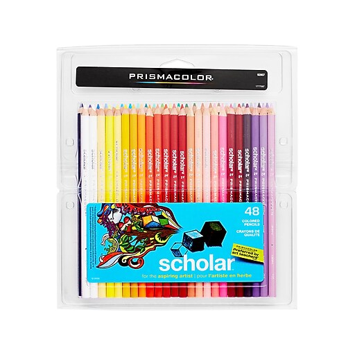 Prismacolor Scholar Colored Pencils, Assorted Colors, 24/Pack (92805