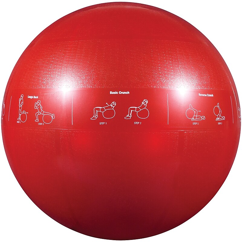 Gofit Stability Ball, Red (GOFGF65PRO) image 1