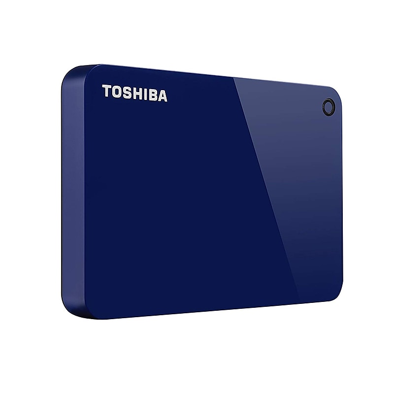 Toshiba Canvio Advance HDTC920XL3AA 2TB USB 3.0 Portable External Hard Drive, Blue image 1