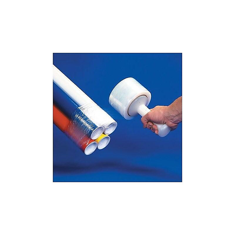 3" x 650' 100 Gauge Cast Stretch Wrap, Clear, 18/Carton (TNB503) image 1