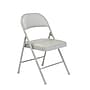 NPS Commercialine 950 Series Vinyl Upholstered Folding Chair, Gray, 4/Pack (952/4)~#|#~sp55040793_sc7