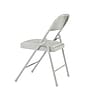 NPS Commercialine 950 Series Vinyl Upholstered Folding Chair, Gray, 4/Pack (952/4)~#|#~sp55040795_sc7