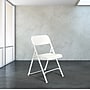 NPS 800 Series Premium Light-Weight Plastic Folding Chairs, Bright White, 52/Pack (821/52)~#|#~sp55040820_sc7