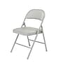 NPS Commercialine 950 Series Vinyl Upholstered Folding Chair, Gray, 4/Pack (952/4)~#|#~sp55040903_sc7