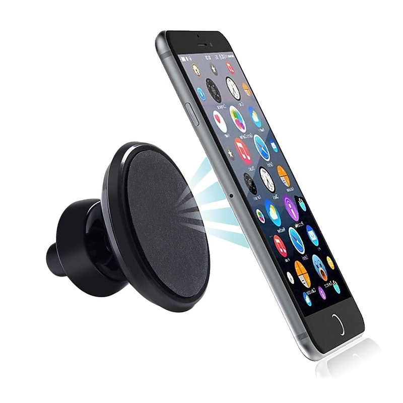 SumacLife Magnetic Cell Phone Car Vent Mount, Black (APLHOL501) image 1