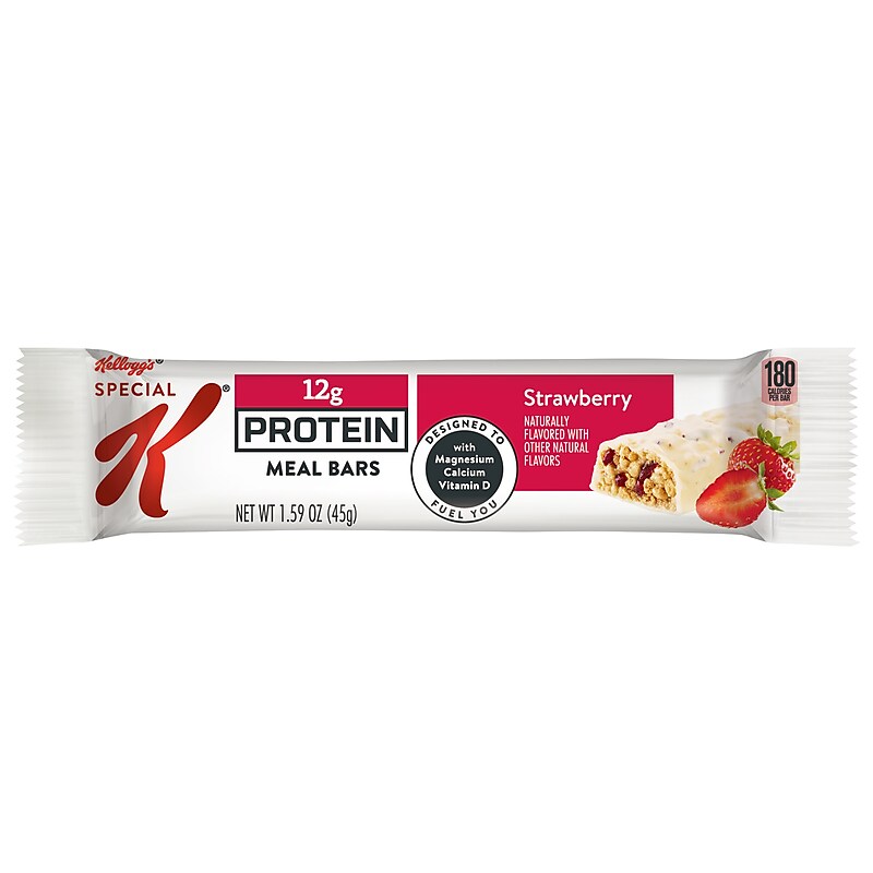 Special K Strawberry Protein Bar, 1.59 oz., 8 Bars/Box (KEE29185) image 1