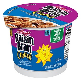 Kellogg's Raisin Bran Crunch Cereal, 2.8 oz., 6/Box (KEE3800012474)