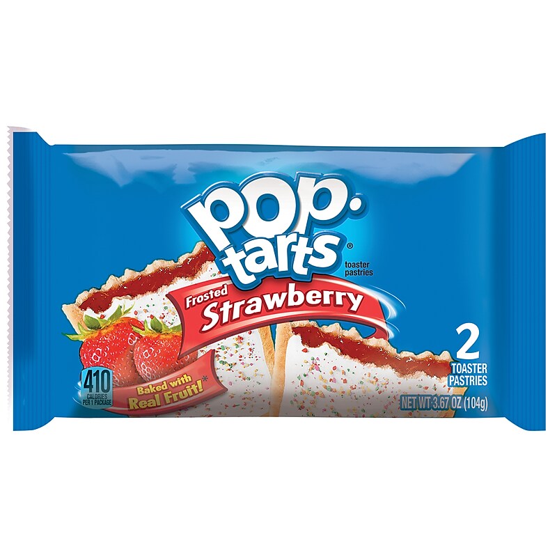 Pop-Tarts Frosted Strawberry Toaster Pastries, 3.67 oz., 6/Box (KEL31732) image 1