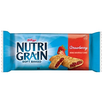 Nutri-Grain Breakfast Bars, Strawberry, 1.3 oz., 16/Box (511386)