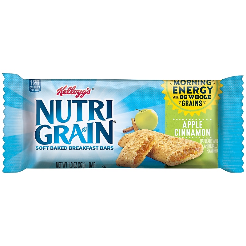 Nutri-Grain Apple Cinnamon Breakfast Bar, 1.3 oz., 16 Bars/Box (511370) image 1