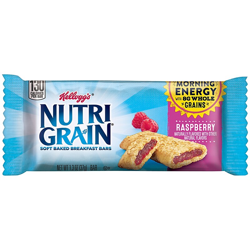 Nutri-Grain Raspberry Breakfast Bar, 1.3 oz., 16 Bars/Box (511382) image 1