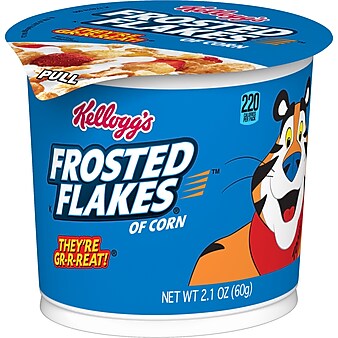 Frosted Flakes Cereal, Corn, 2.1 oz., 6/Box (12468)