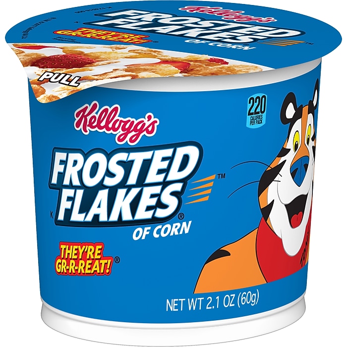 Frosted Flakes Cereal, Corn, 2.1 oz., 6/Box (12468) | Staples