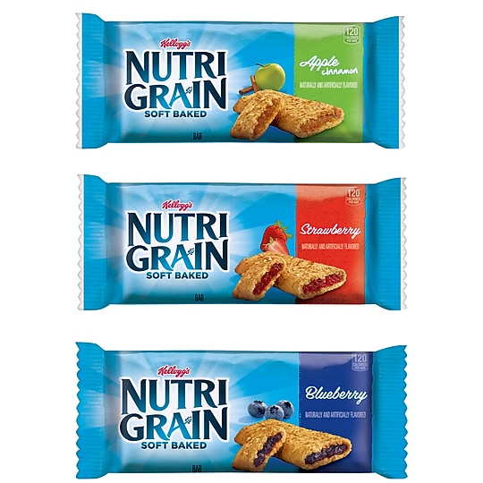 Nutri-Grain Soft Baked Variety Breakfast Bar Variety Pack, 1.3 oz., 48 Bars/Box (KEE05872)~#|#~sp55184150_sc7
