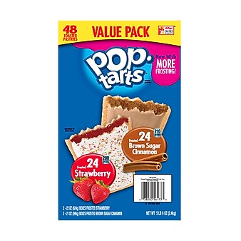 Kellogg's Pop Tarts Bars Variety Pack, 48/Carton (220-00456)
