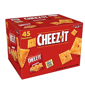 Cheez-It Original Crackers, 1.5 oz., 45 Packs/Box (KEE71717)