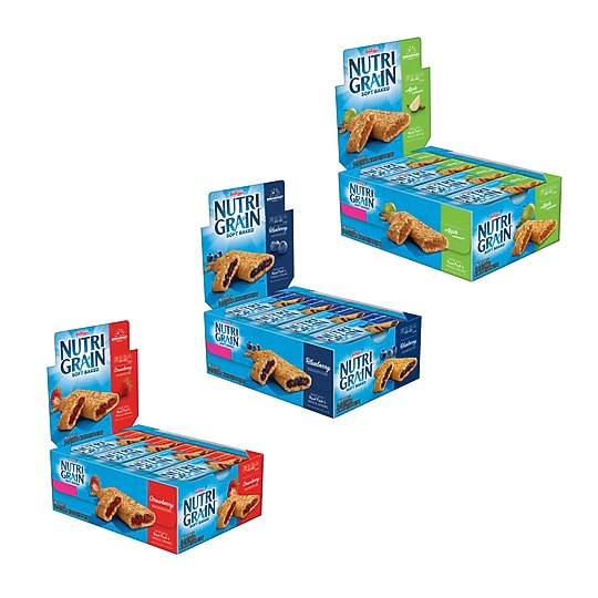 Nutri-Grain Soft Baked Variety Breakfast Bar Variety Pack, 1.3 oz., 48 Bars/Box (KEE05872)~#|#~sp55184283_sc7