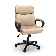 Staples Rutherford Luxura Manager Chair Tan Modern Gray 45609 At Staples